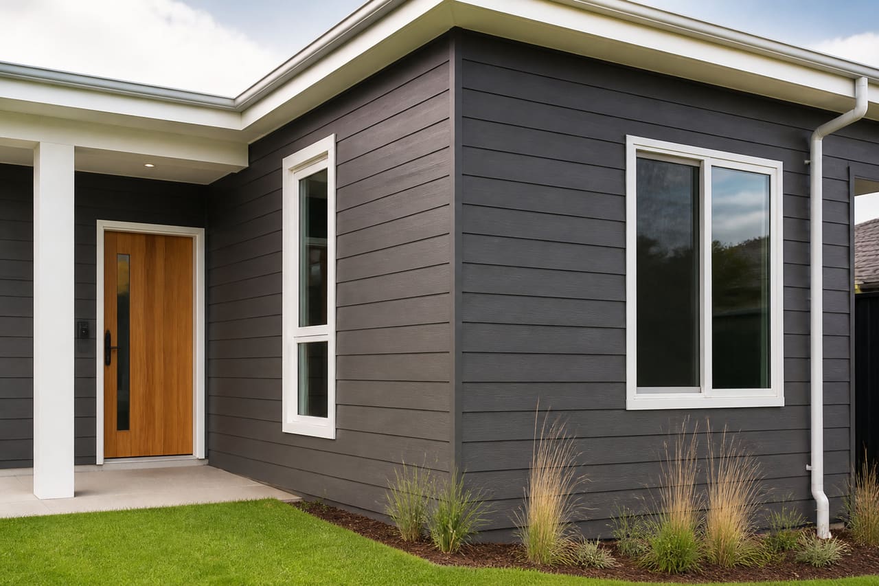 Modern Home Exterior with Scyon Stria Cladding