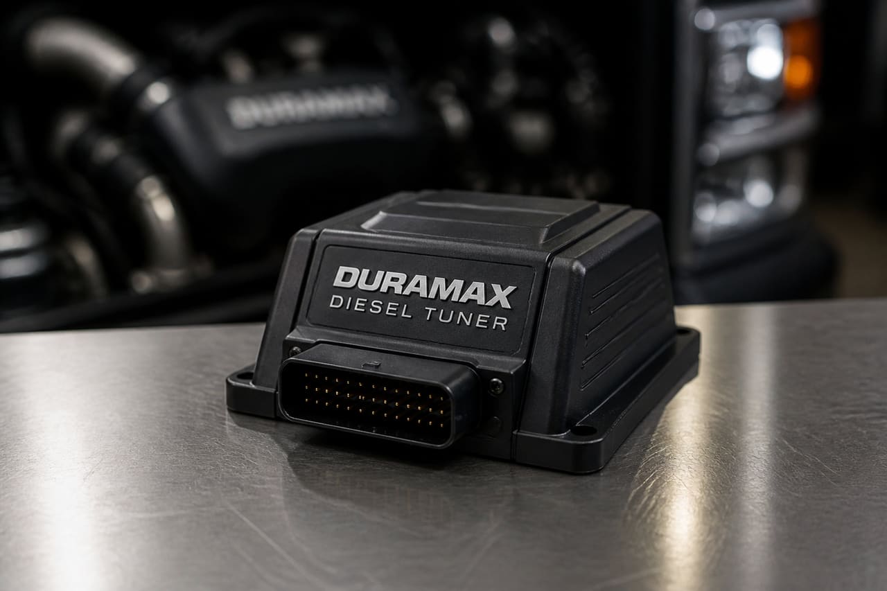 Duramax Diesel Chip Tuning Module on Metallic Surface