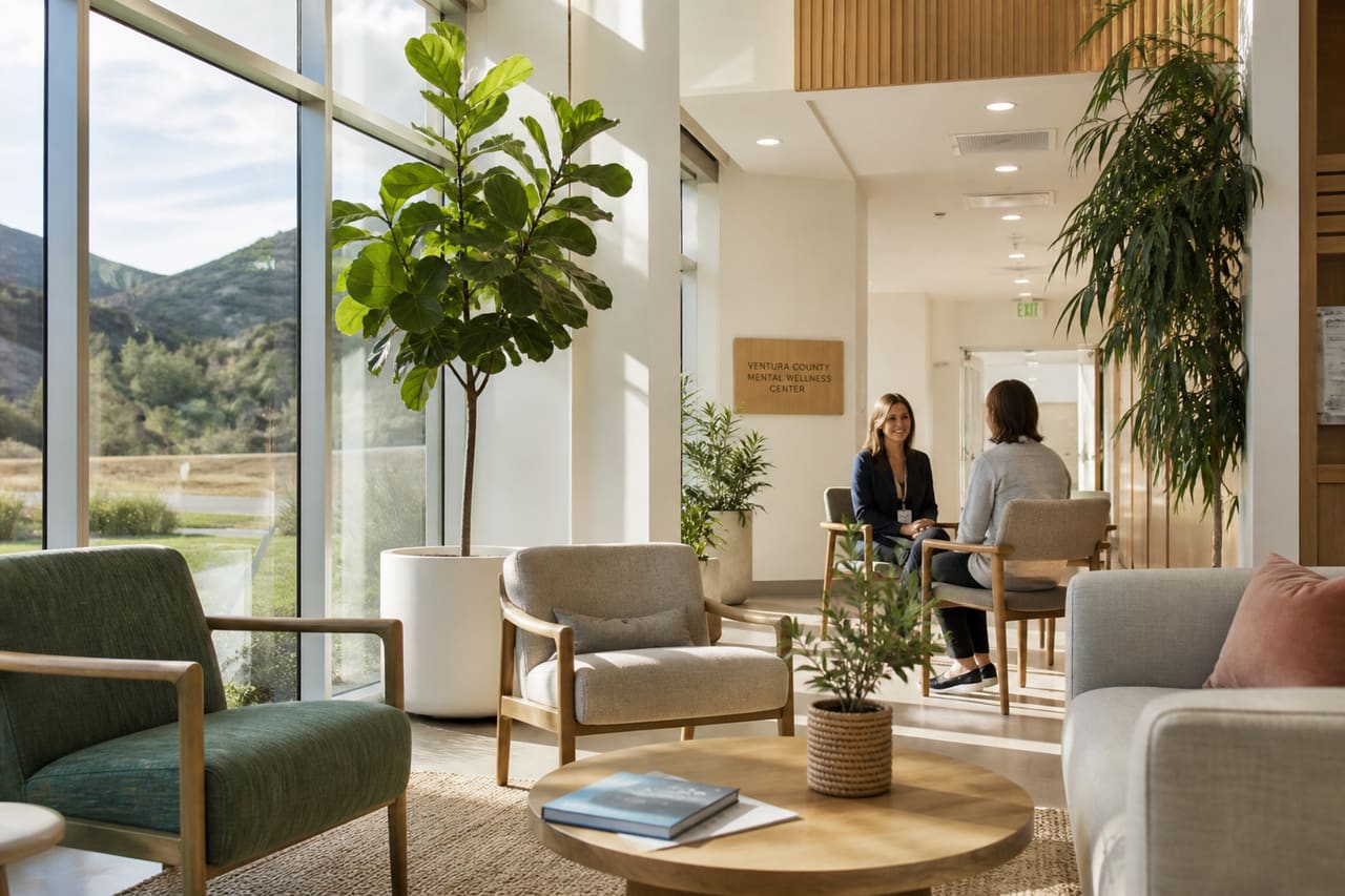 Modern Interior of a Ventura County Mental Health Facility