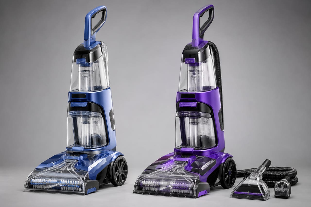 Comparison of Two Upright Carpet Cleaning Machines