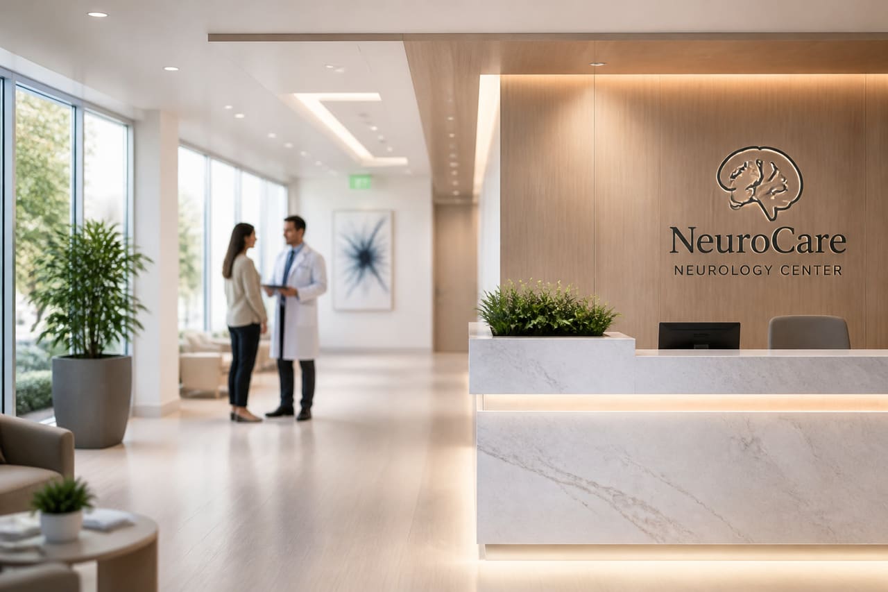 Modern Interior of a Neurological Brain Health Clinic