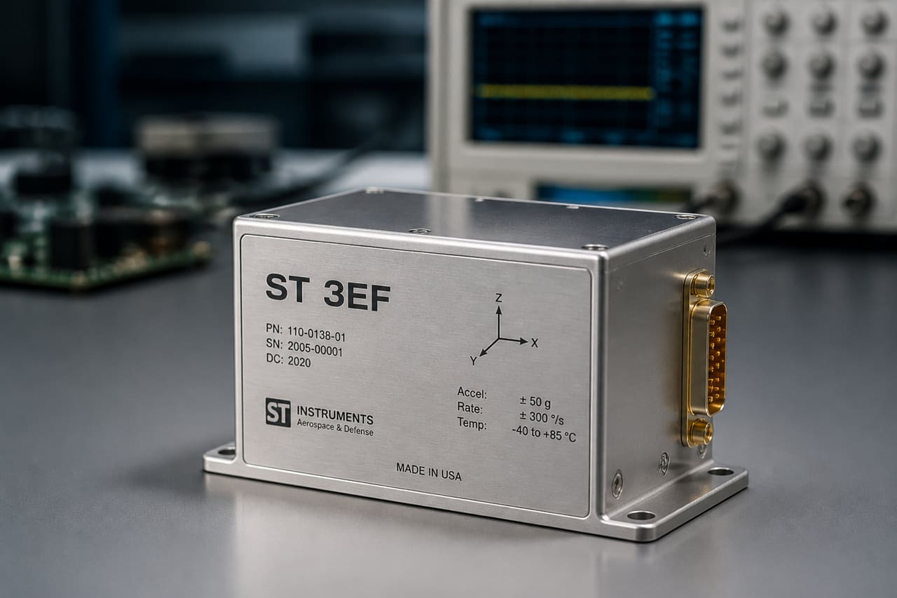 St 3ef Industrial Electronic Component on Reflective Surface