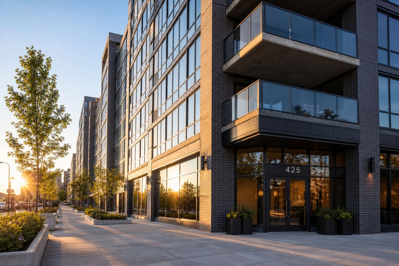 Modern Mixed Use Building at 374 South 5th Street