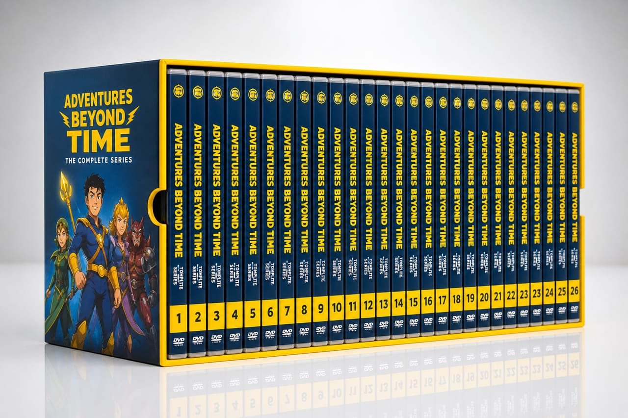 Complete Animated Series Dvd Box Set 1-26 on White Background