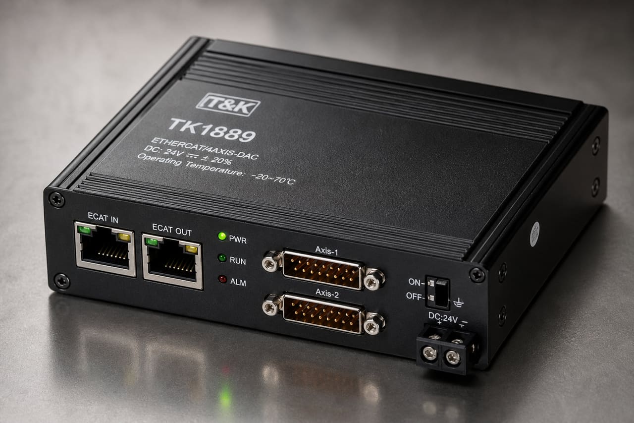 Tk1889 Industrial Electronic Module on Reflective Surface