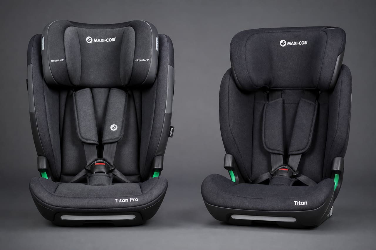 Comparison of Maxi Cosi Titan Pro and Titan Car Seats