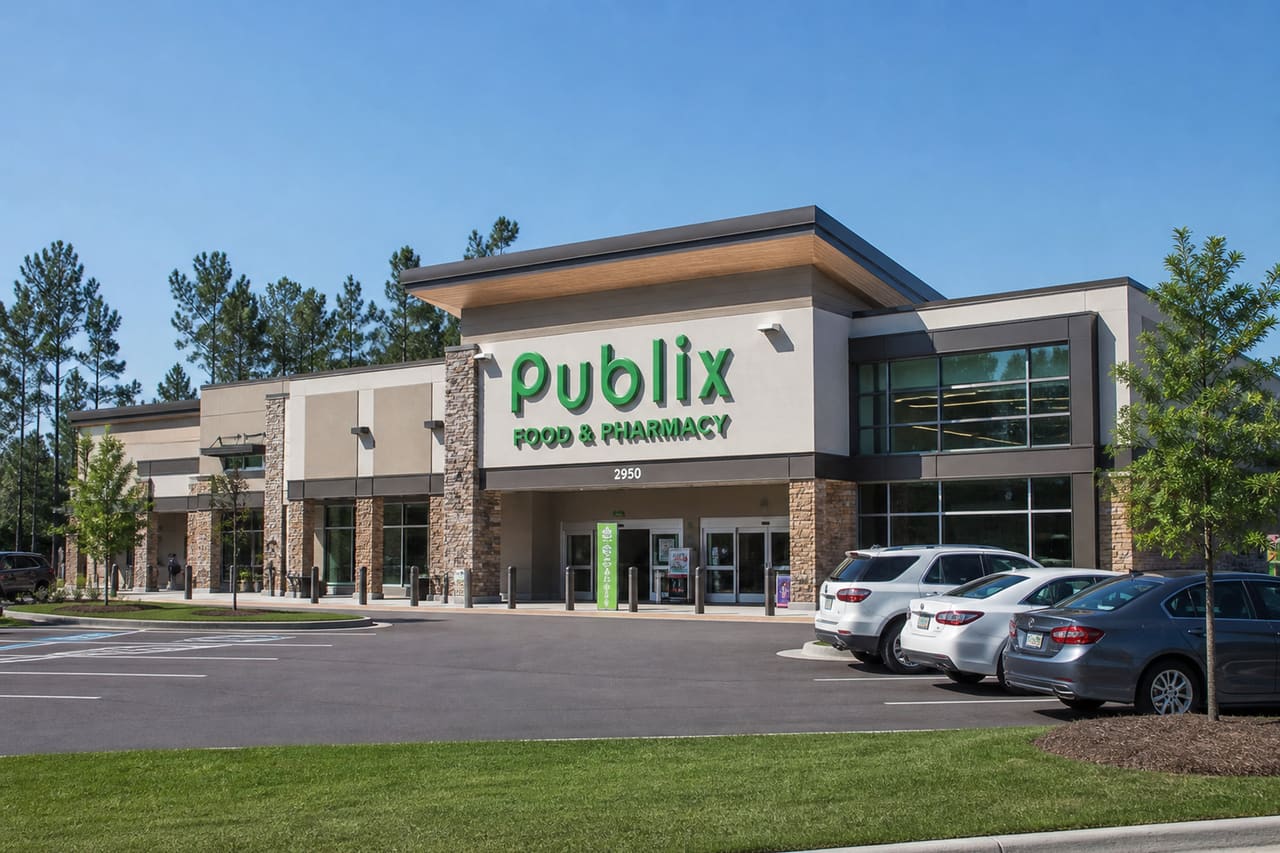 Modern Grocery Store Exterior in Smyrna Georgia