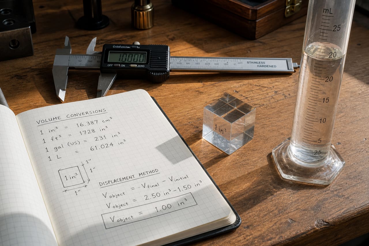 Engineering Tools for Converting Cubic Inches to Cubic Centimeters