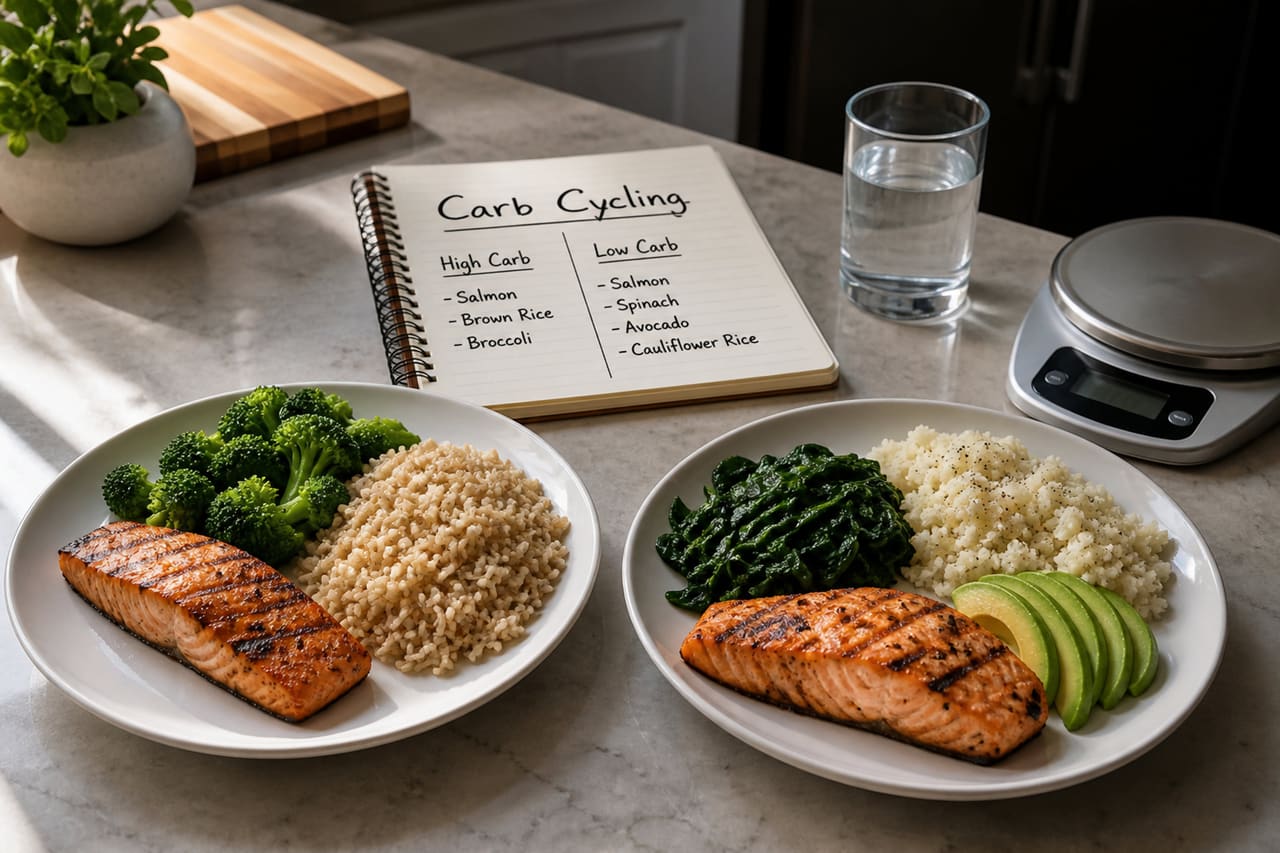 High Carb and Low Carb Meals for Carb Cycling