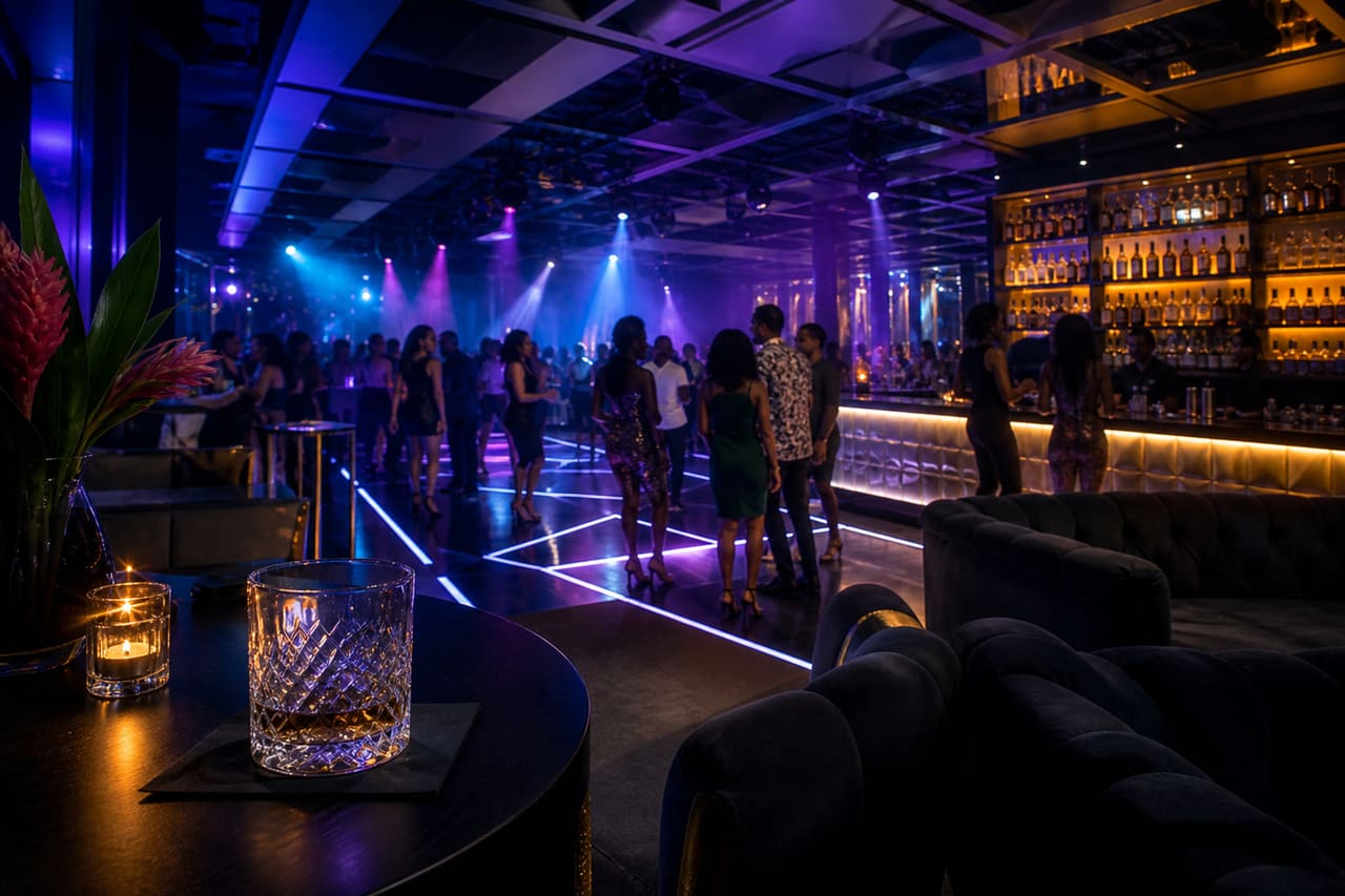 Modern Luxury Nightclub Interior in Suriname