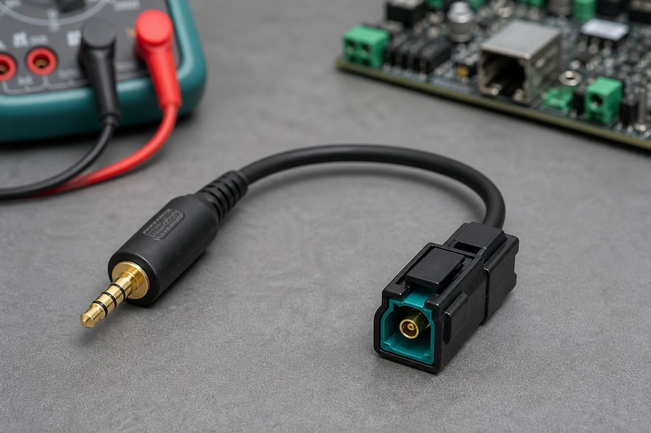 AUD to Hsd Adapter Cable on Technical Workbench