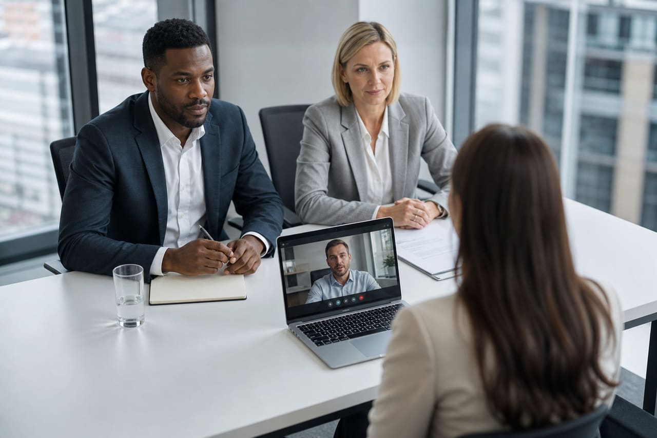 Professional Panel Using Interviewing Technology for Hybrid Recruitment